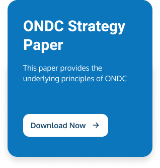 ONDC Strategy paper